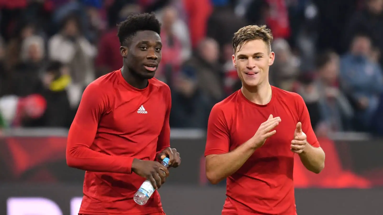 Bayern Munich stars Alphonso Davies and Joshua Kimmich