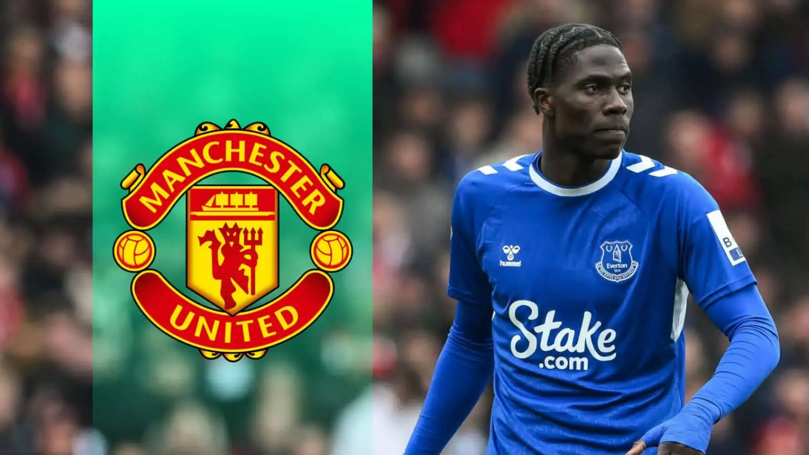 Amadou Onana Everton star is reportedly a Man Utd target