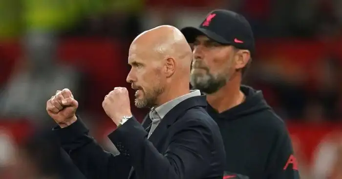 Erik ten Hag and Jurgen Klopp