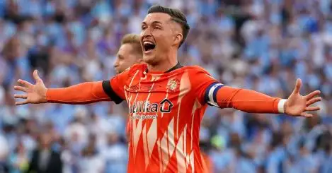 Luton Town promoted to Premier League after winning play-off final on penalties against Coventry City
