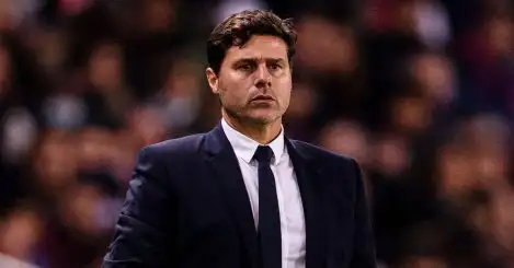 Head Coach Mauricio Pochettino during the Ligue 1 Uber Eats match between Paris Saint Germain and Lille OSC at Parc des Princes on October 29, 2021 in Paris, France.