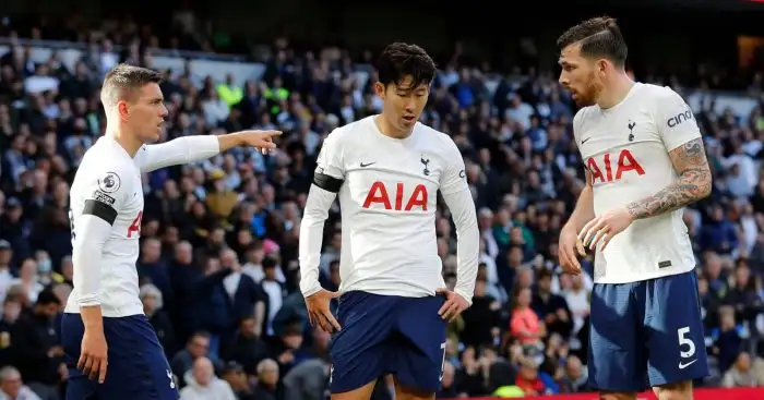 Tottenham stars Giovani Lo Celso, Son Heung-min and Pierre-Emile Hojbjerg