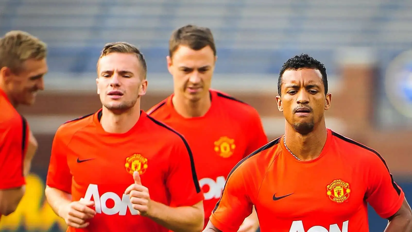 Nani, Tom Cleverley Man Utd 2014