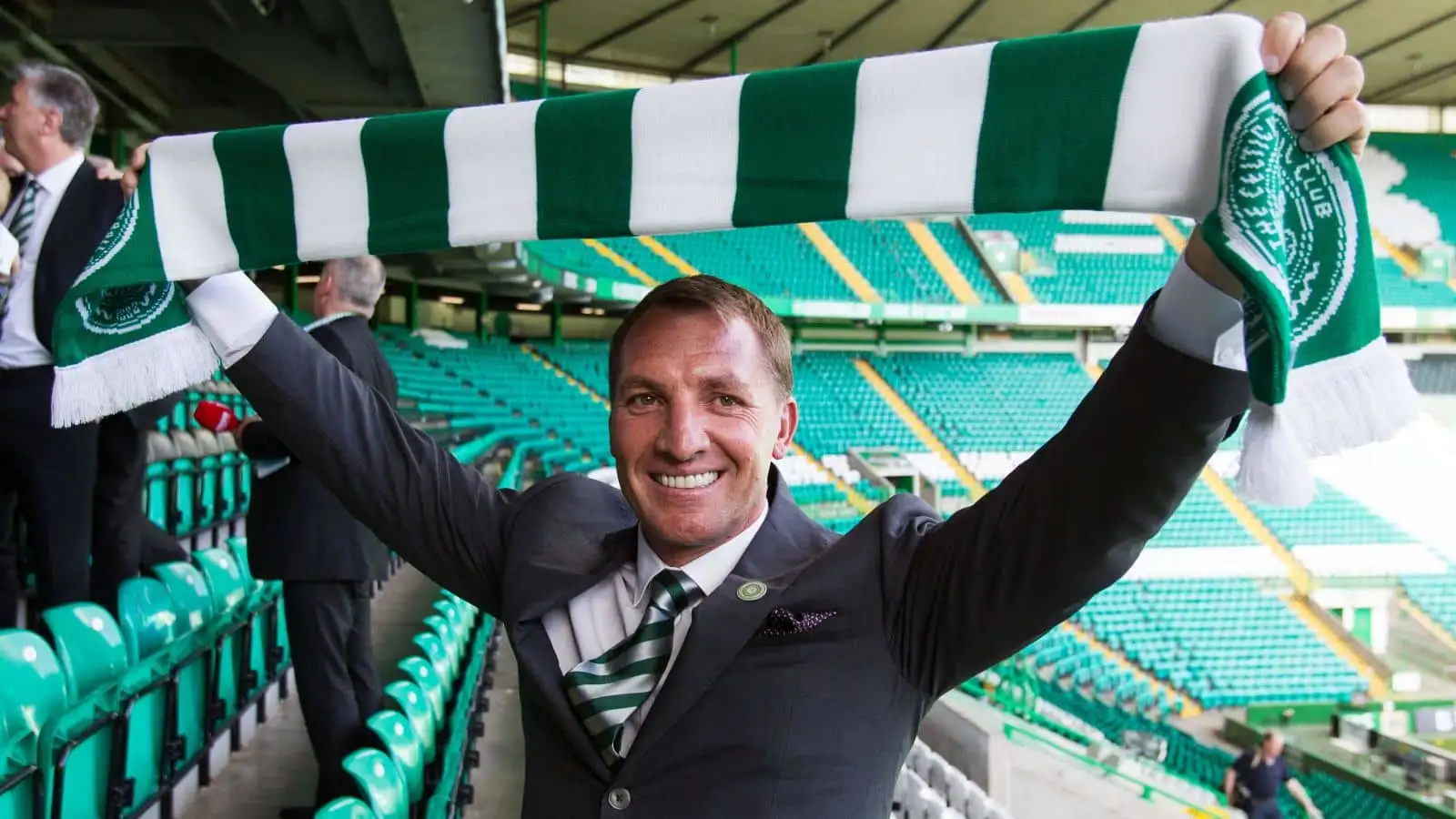 New Celtic Manager Brendan Rodgers in May 2016 as he is uneviled for first Celtic spell