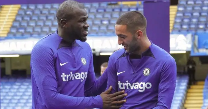 Kalidou Koulibaly and Hakim Ziyech