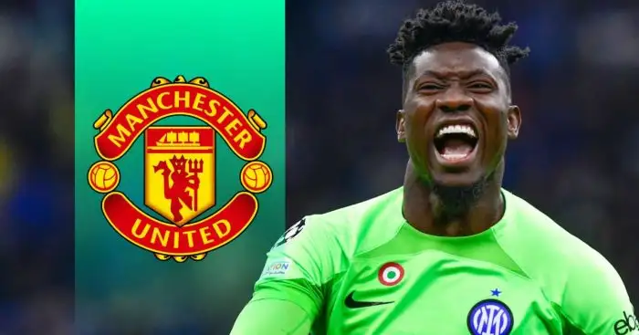 Inter Milan goalkeeper Andre Onana is a Manchester United target
