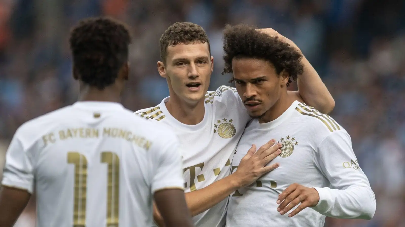 Pavard and Sane of Bayern Munich