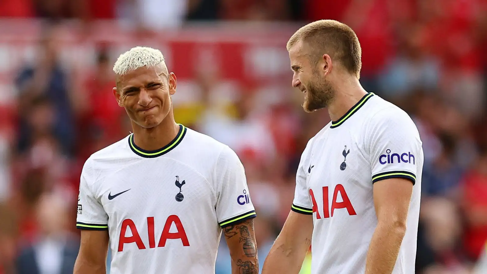 Tottenham stars Richarlison and Eric Dier