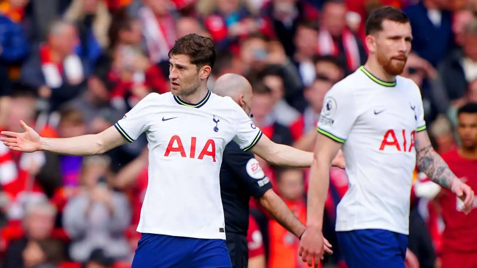 Ben Davies and Pierre-Emile Hojbjerg