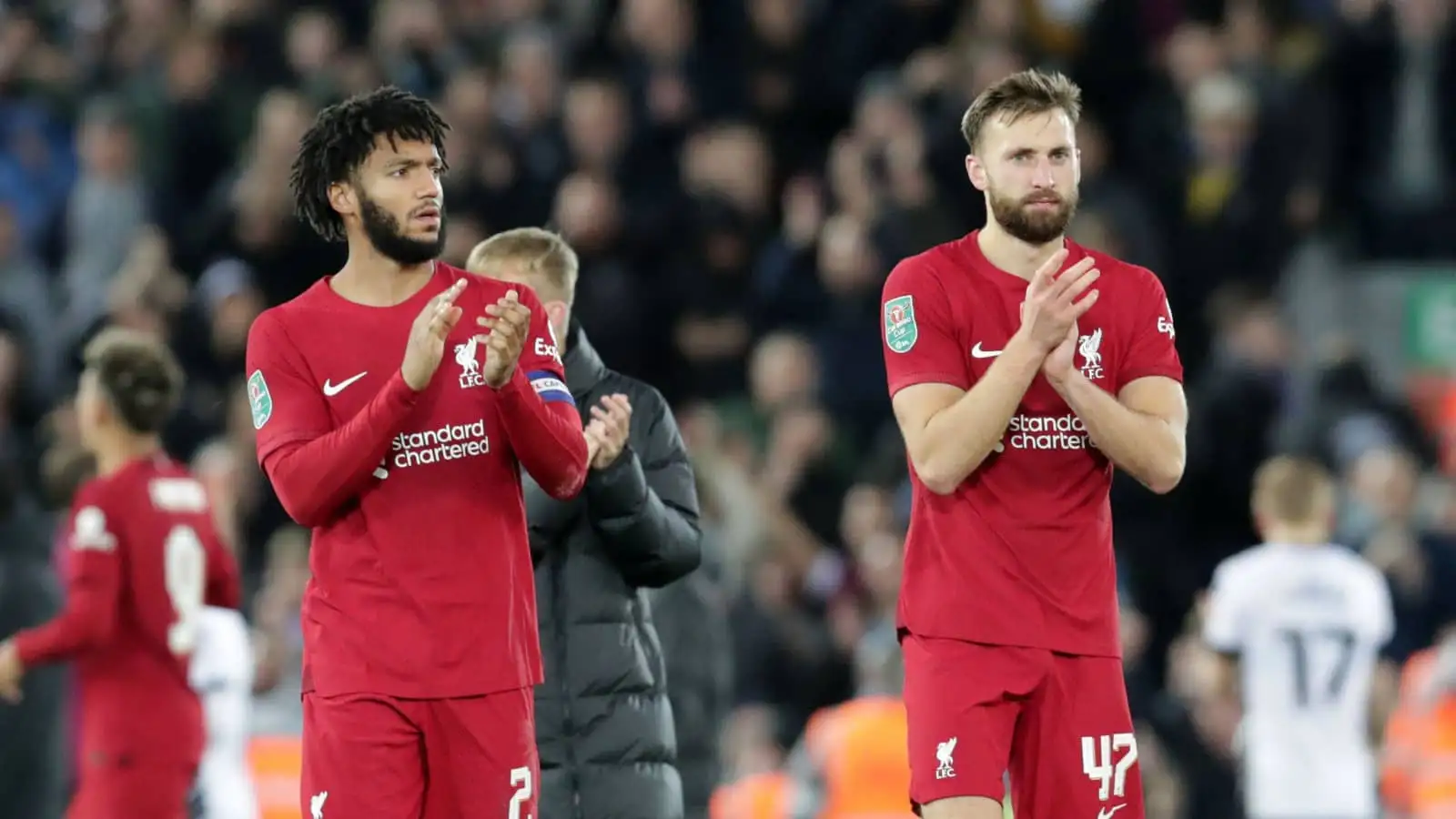 Liverpool centre-backs Joe Gomez and Nat Phillips