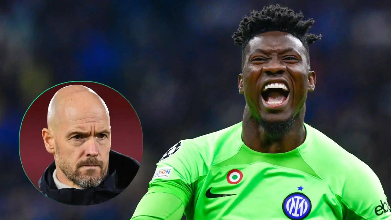 Andre Onana of Inter Milan is a Manchester United transfer target