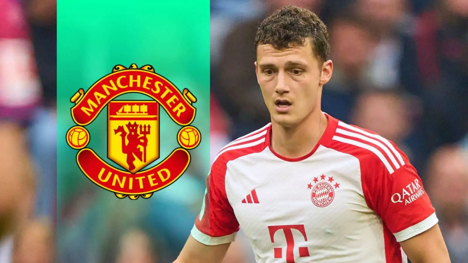 Benjamin Pavard of Bayern Munich is a transfer target for Man Utd