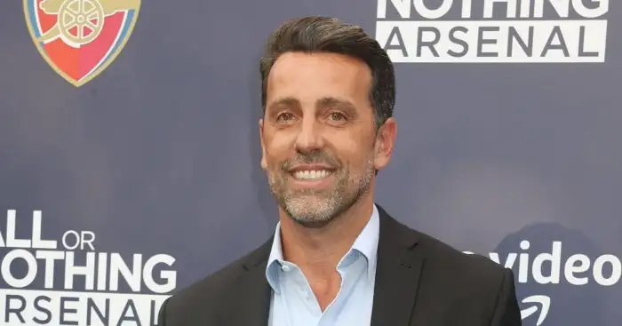 Edu, the Arsenal sporting director, at the All Or Nothing: Arsenal premier for Amazon Prime TV