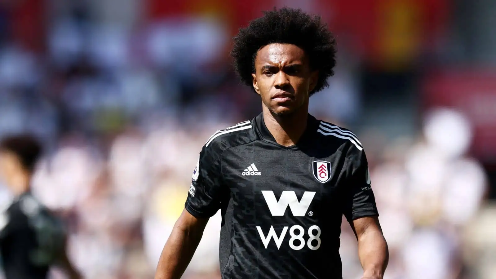 Fulham star Willian during Premier League action agsinst Southampton at St Mary's