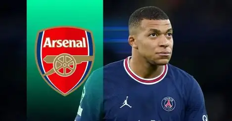 PSG forward Kylian Mbappe is a transfer target for Arsenal