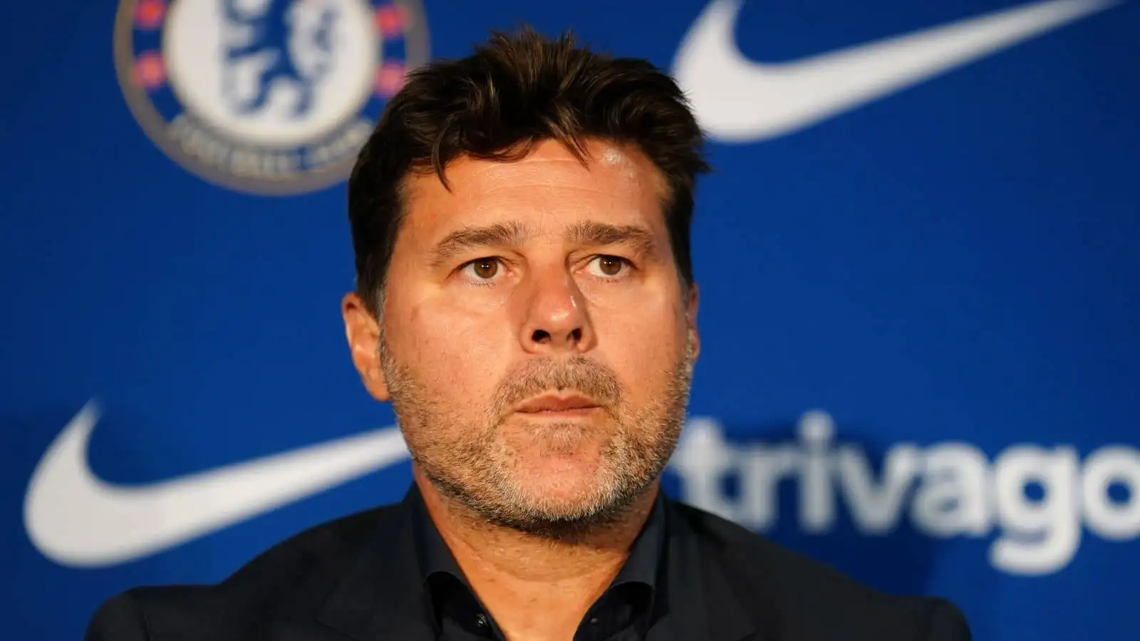 Mauricio Pochettino during his Chelsea unveiling press conference