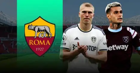 Roma agree to sign second Leeds Utd flop, as West Ham forward torches Moyes to spark Mourinho link-up