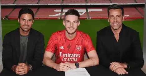 Declan Rice vows to spend his ‘best years’ at Arsenal as huge £105m transfer from West Ham confirmed