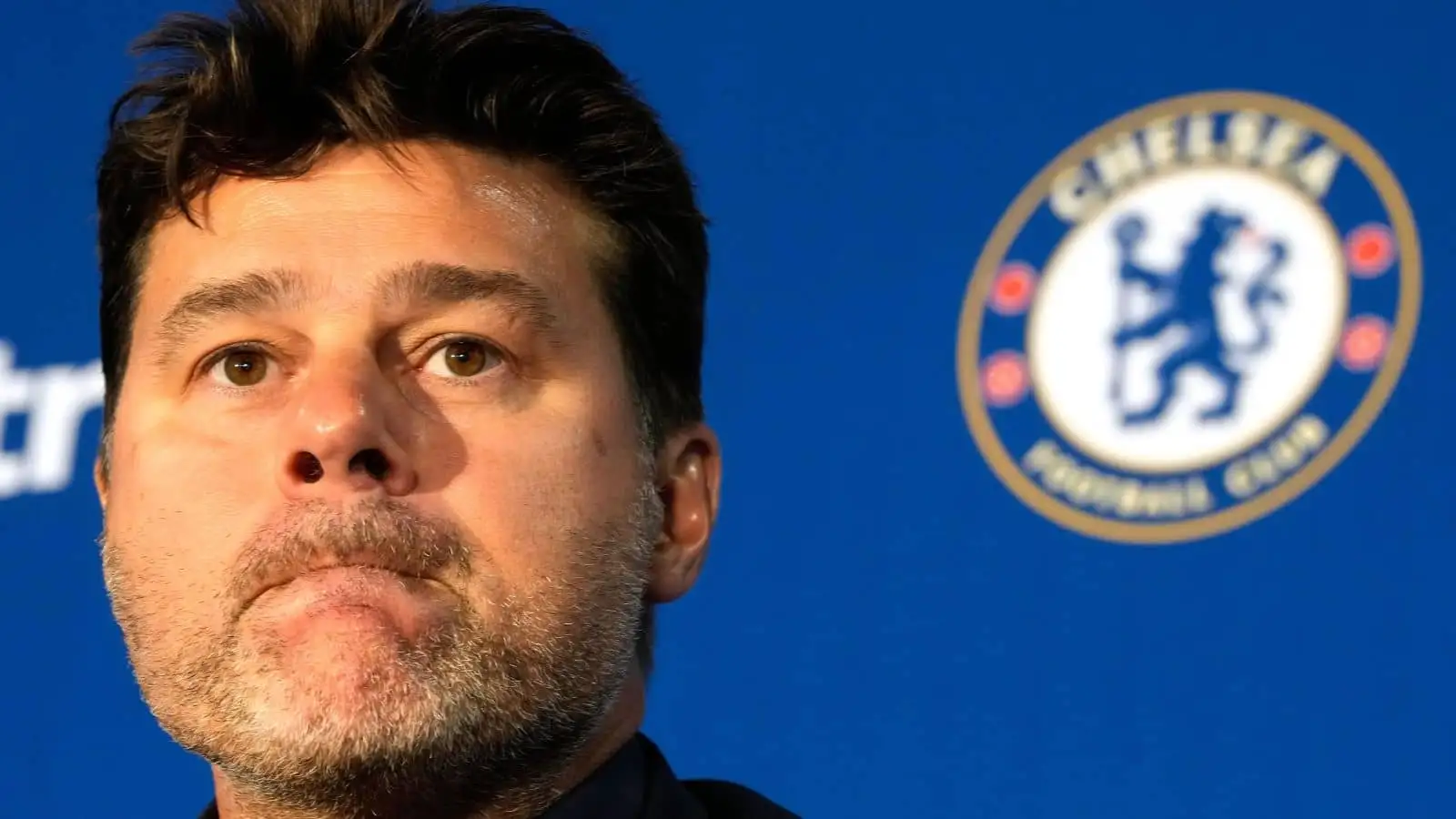 Mauricio Pochettino, the new Chelsea manager, during a press conference at Stamford Bridge to present him to the media