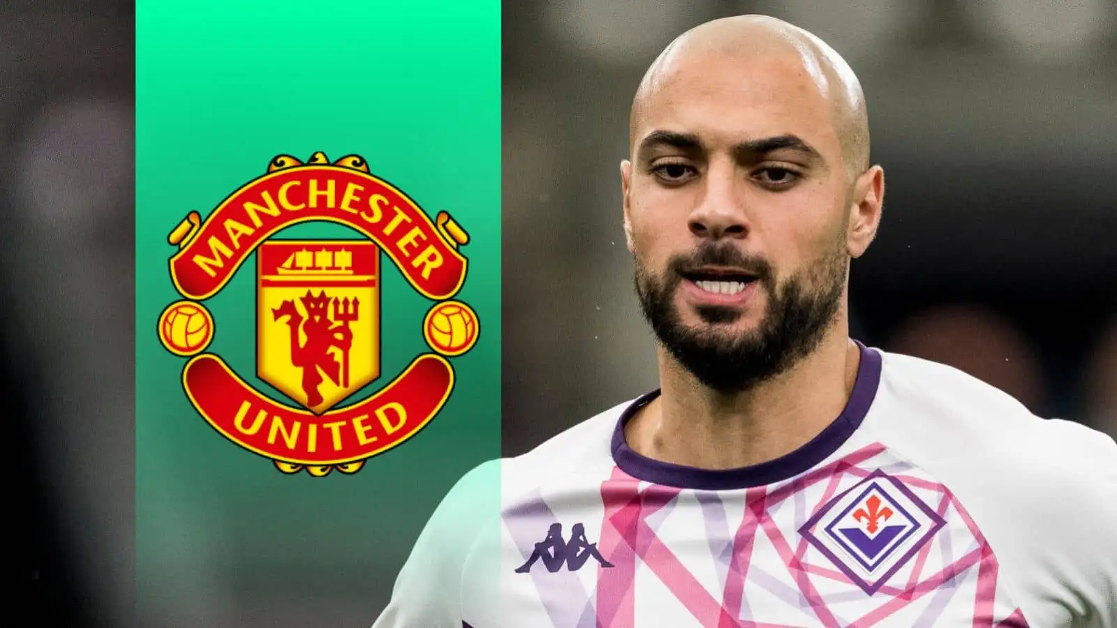 Sofyan Amrabat of Fiorentina is a target for Man Utd