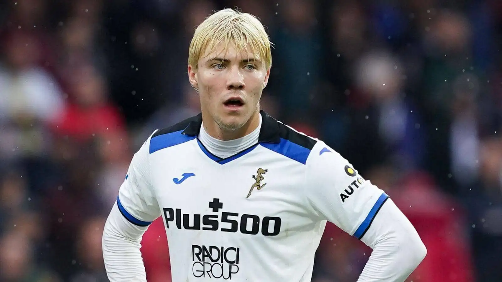Atalanta striker Rasmus Hojlund