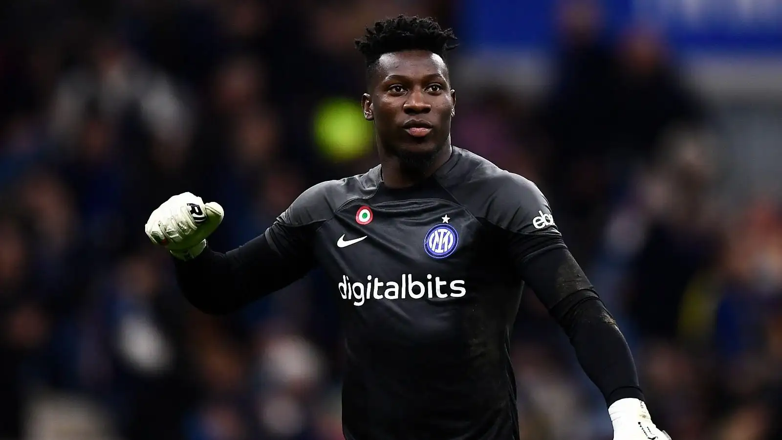 Soon-to-be Man Utd keeper Andre Onana in action for Inter Milan