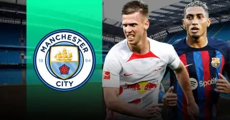 Man City ‘initiate contact’ for Leeds favourite as second raid on Leipzig is eyed in hunt for Mahrez replacement