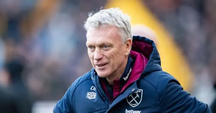 West Ham United manager David Moyes on the touchline