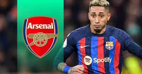 Arsenal would be ‘absolutely interested’ in Raphinha should Barcelona make Brazilian winger available