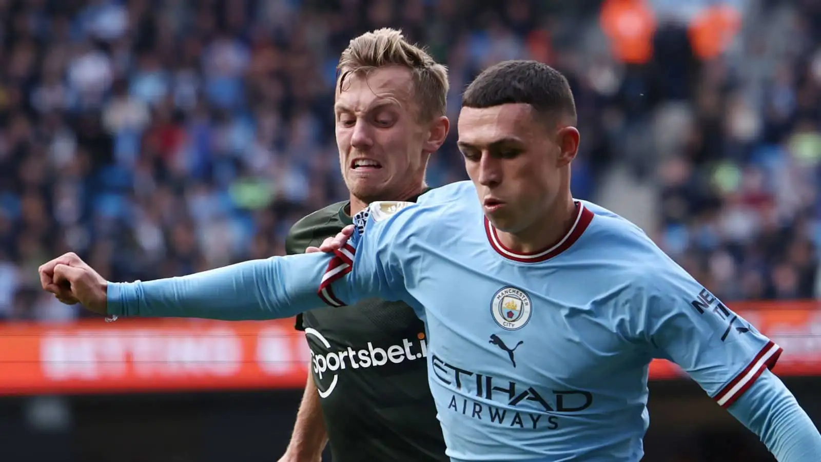 Southampton midfielder James Ward-Prowse and Man City attacker Phil Foden