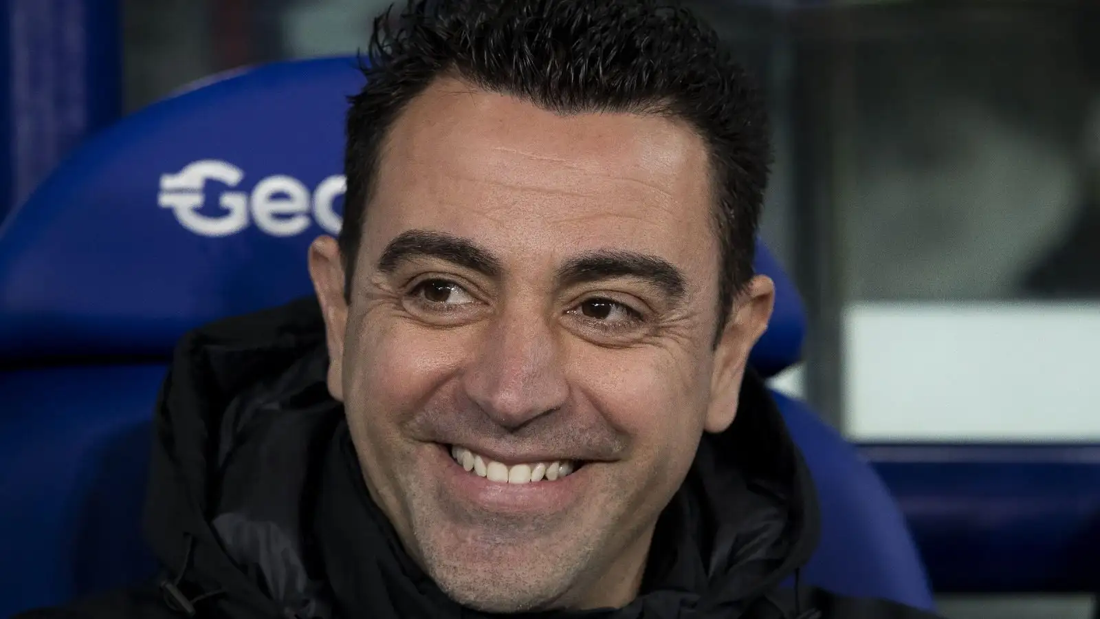 Barcelona manager Xavi Hernandez watches his team in action