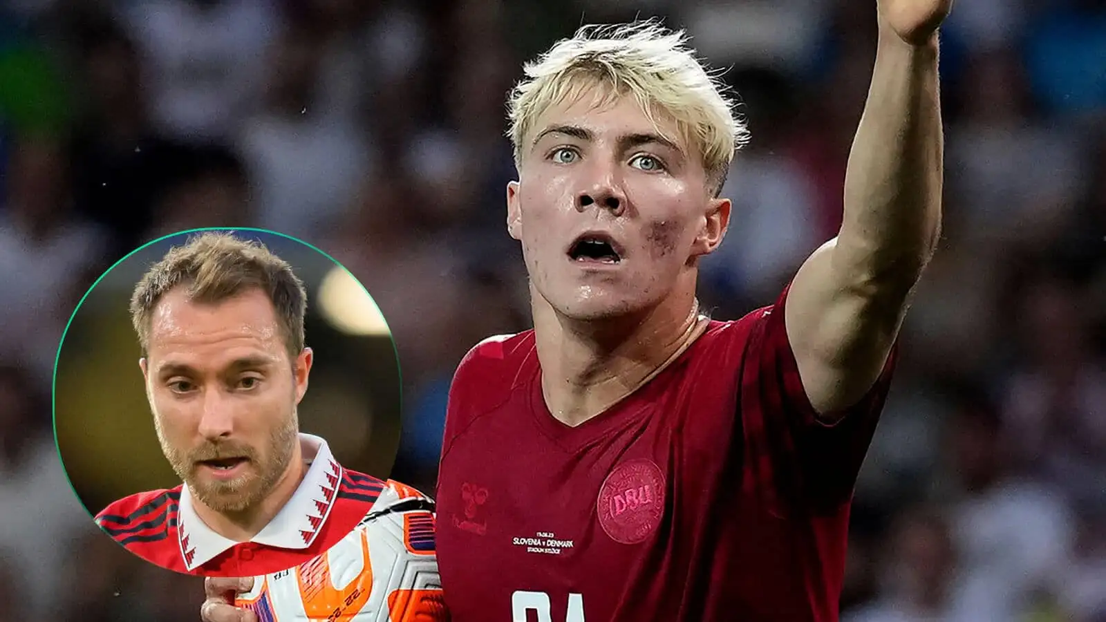 Rasmus Hojlund: Man Utd signing ‘strong number nine’ as Christian Eriksen shares true expectations