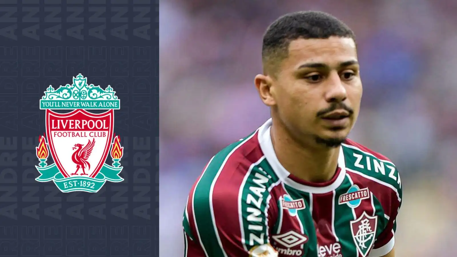 Fluminense midfielder Andre is a transfer target for Liverpool