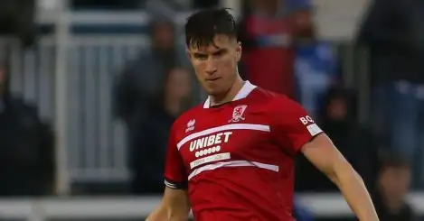 Middlesbrough's Paddy McNair during the Pre-season Friendly match between Hartlepool United and Middlesbrough at Victoria Park, Hartlepool