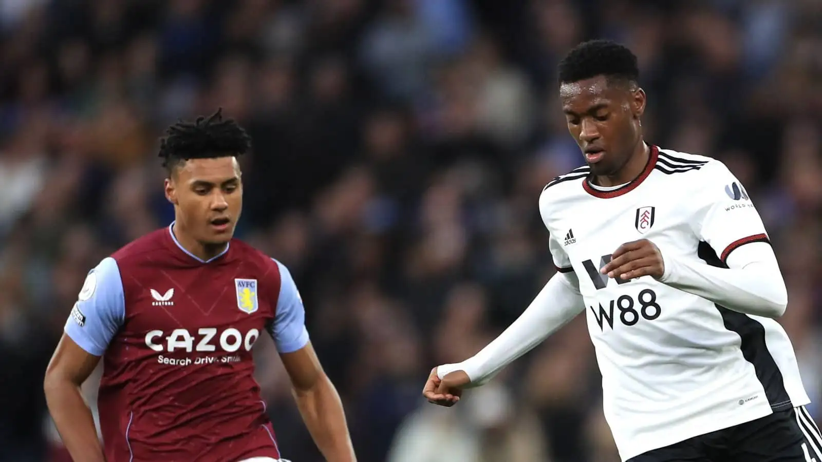 Ollie Watkins and Tosin Adarabioyo, Aston Villa vs Fulham