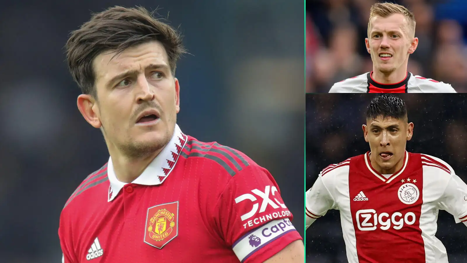 Harry Maguire, James Ward-Prowse and Edson Alvarez