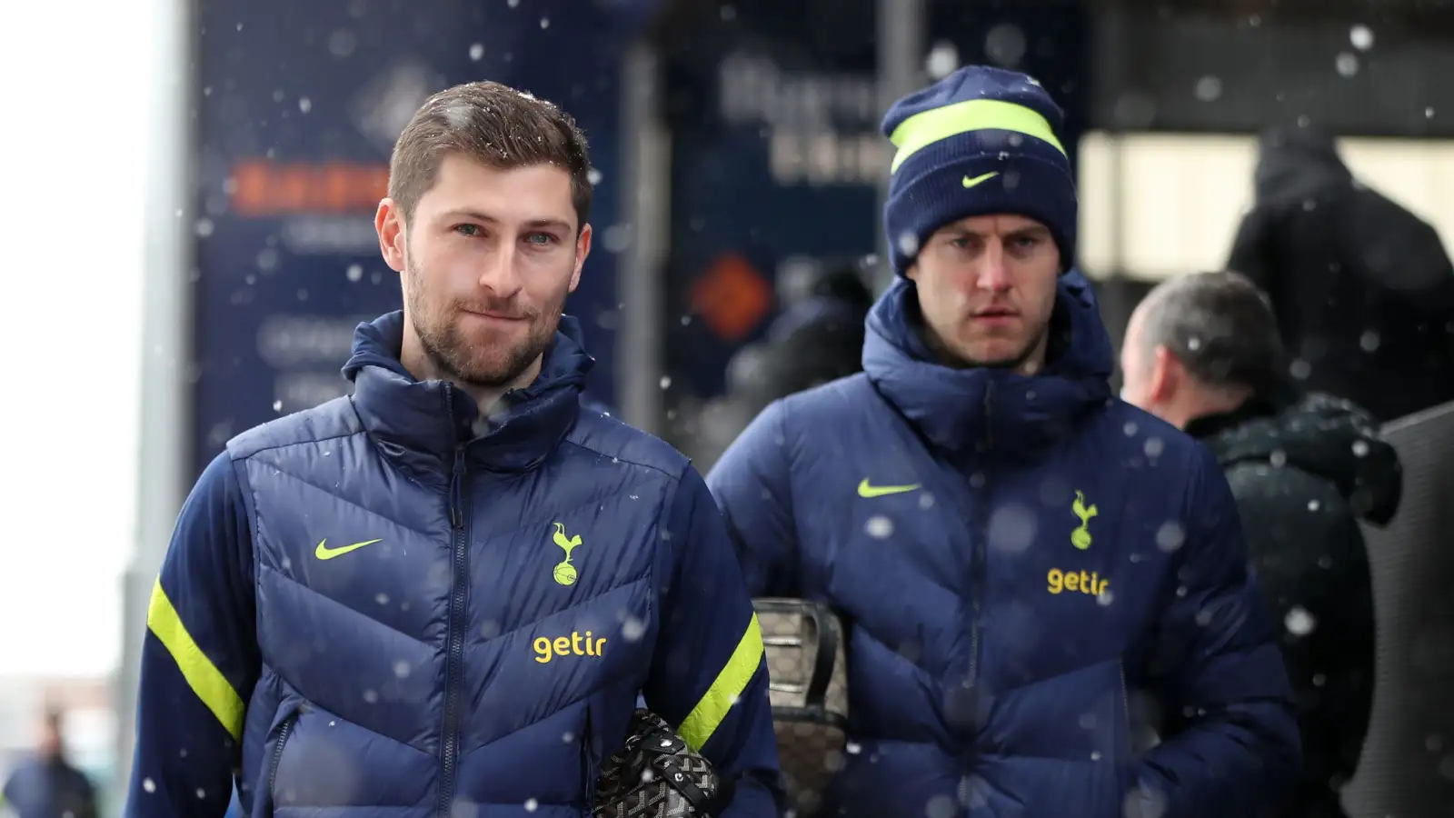 Tottenham defenders Ben Davies and Joe Rodon