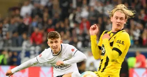 Julian Brandt and Jesper Lindstrom, Dortmund vs Frankfurt