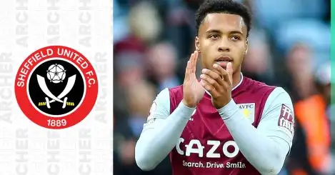 Sheffield United linked Aston Villa striker Cameron Archer