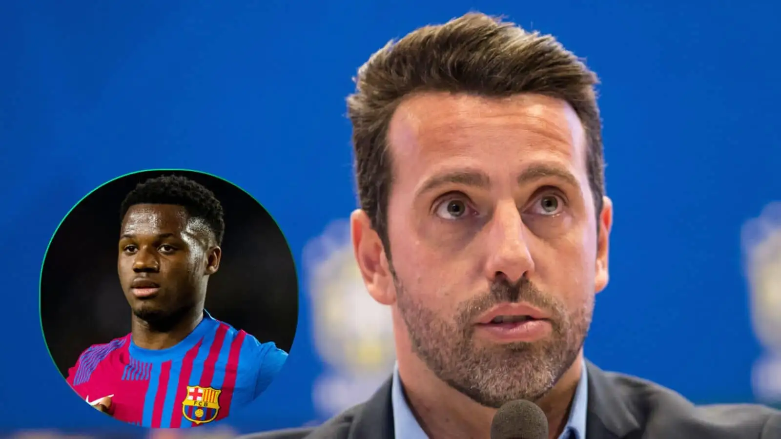 Edu and Arsenal are readying a move for Barcelona star Ansu Fati