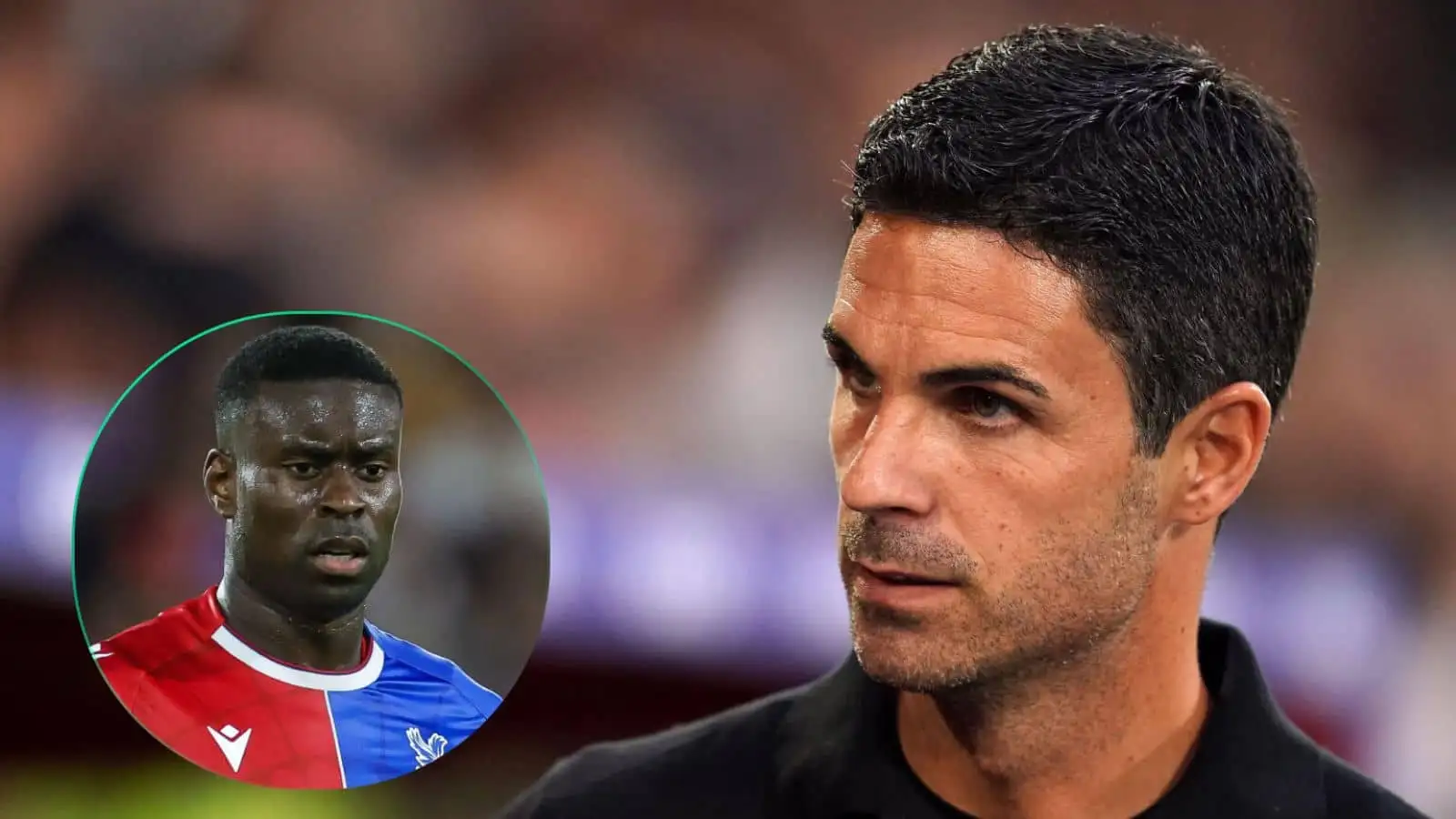 Crystal Palace star Marc Guehi is a target for Mikel Arteta