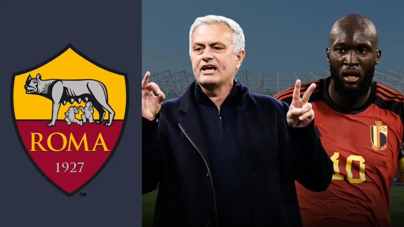 Jose Mourinho and Romelu Lukaku have reunited for Roma