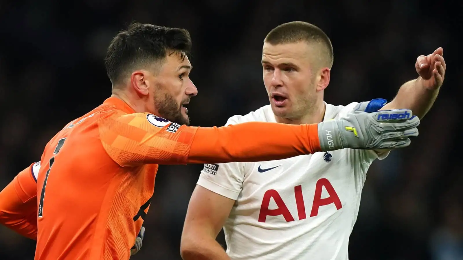 Tottenham stars Hugo Lloris and Eric Dier