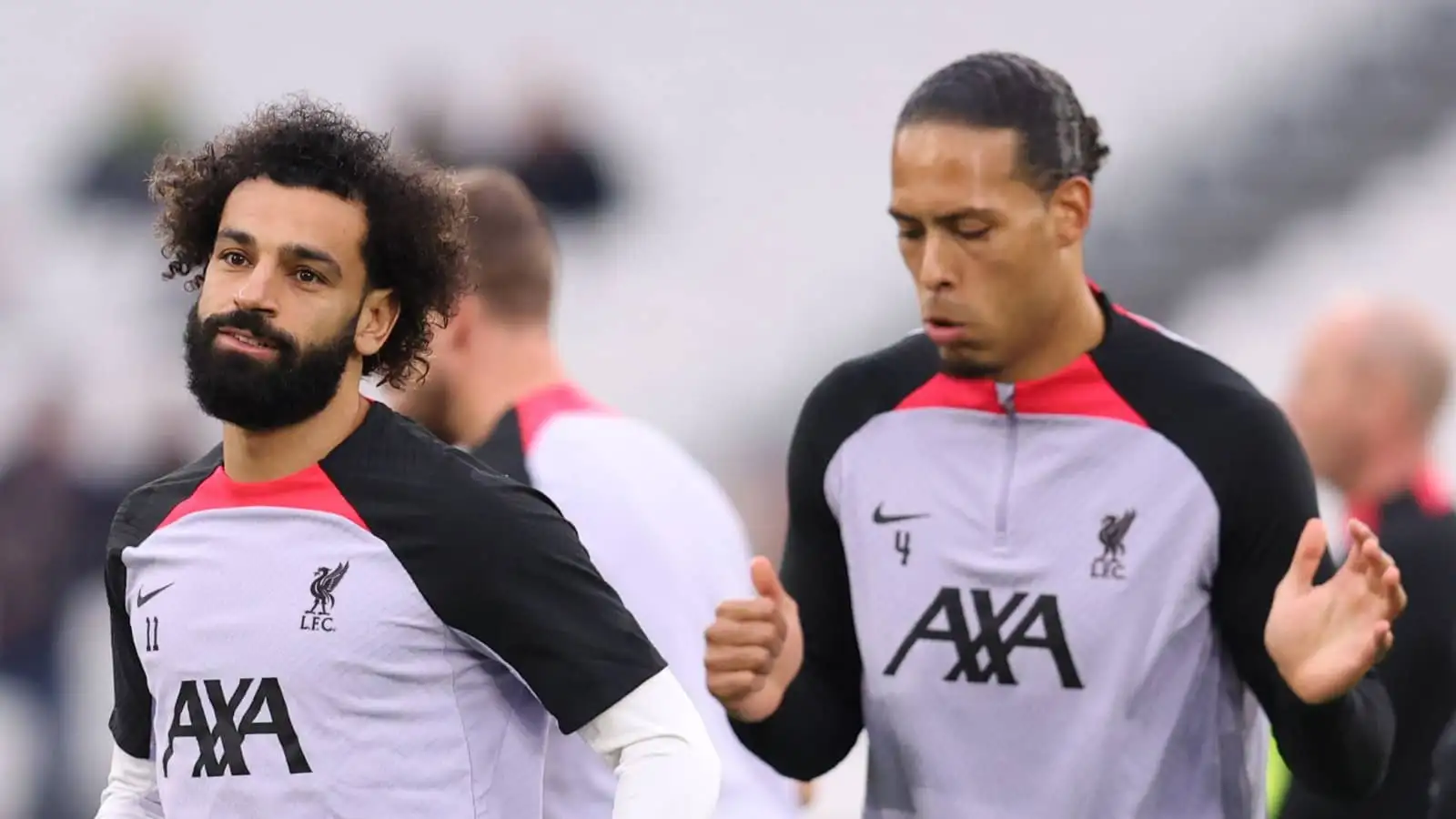 Mohamed Salah, Virgil van Dijk, Liverpool, April 2023