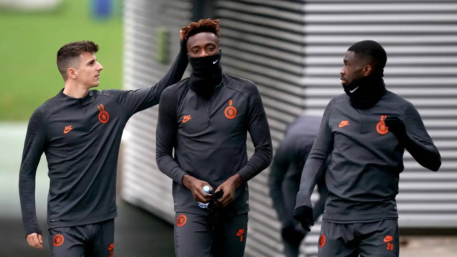 Mason Mount, Tammy Abraham and Fikayo Tomori, formerly of Chelsea