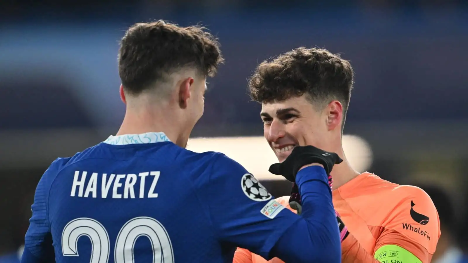 Kai Havertz and Kepa Arrizabalaga, formerly of Chelsea