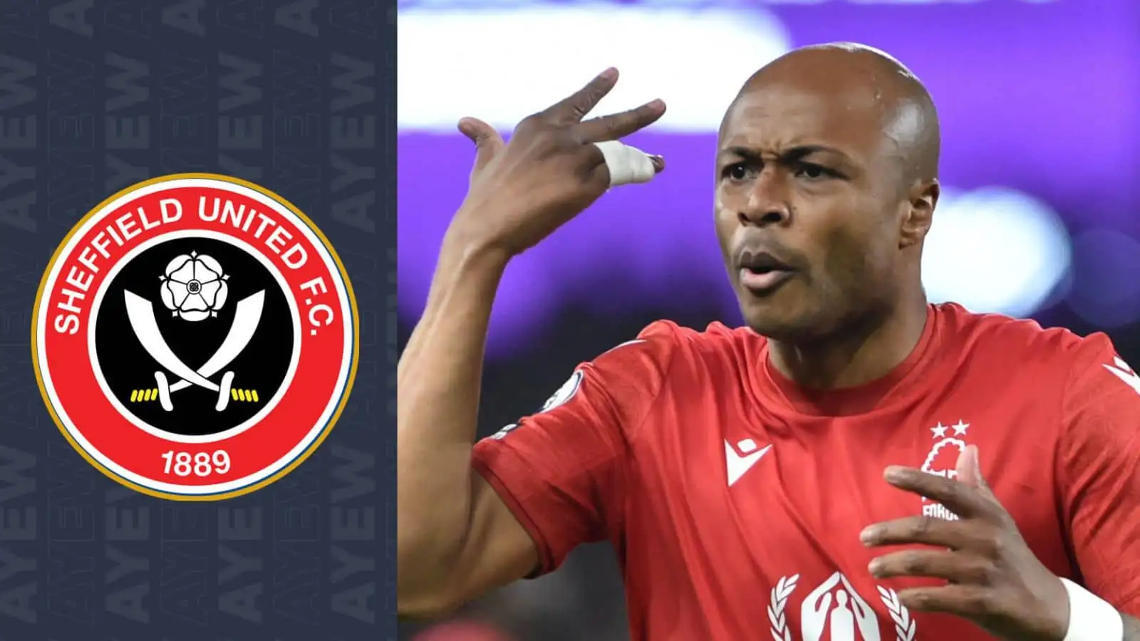 Former Nottingham Forest forward Andre Ayew is a transfer option for Sheffield United
