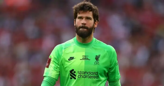 Alisson Becker of Liverpool - Chelsea v Liverpool, The Emirates FA Cup Final, Wembley Stadium, London