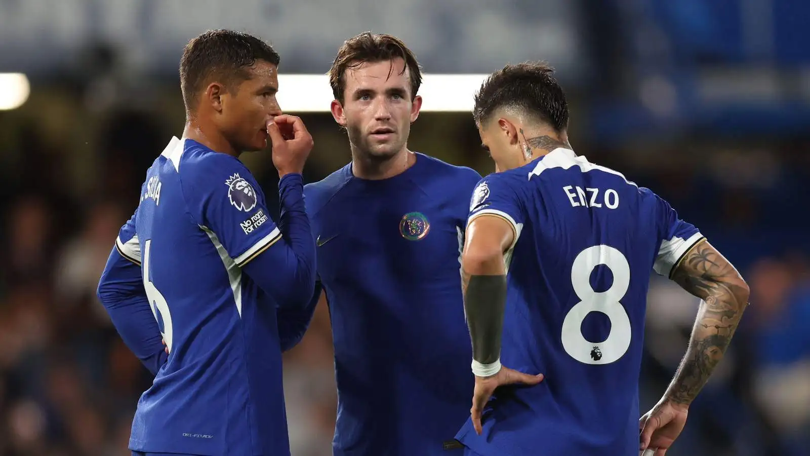 Chelsea trio Thiago Silva, Ben Chilwell and Enzo Fernandez