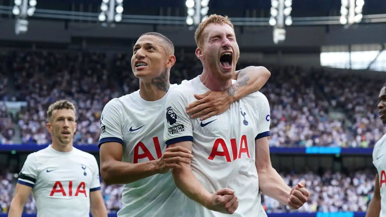 Richarlison, Dejan Kulusevski Tottenham v Sheff Utd